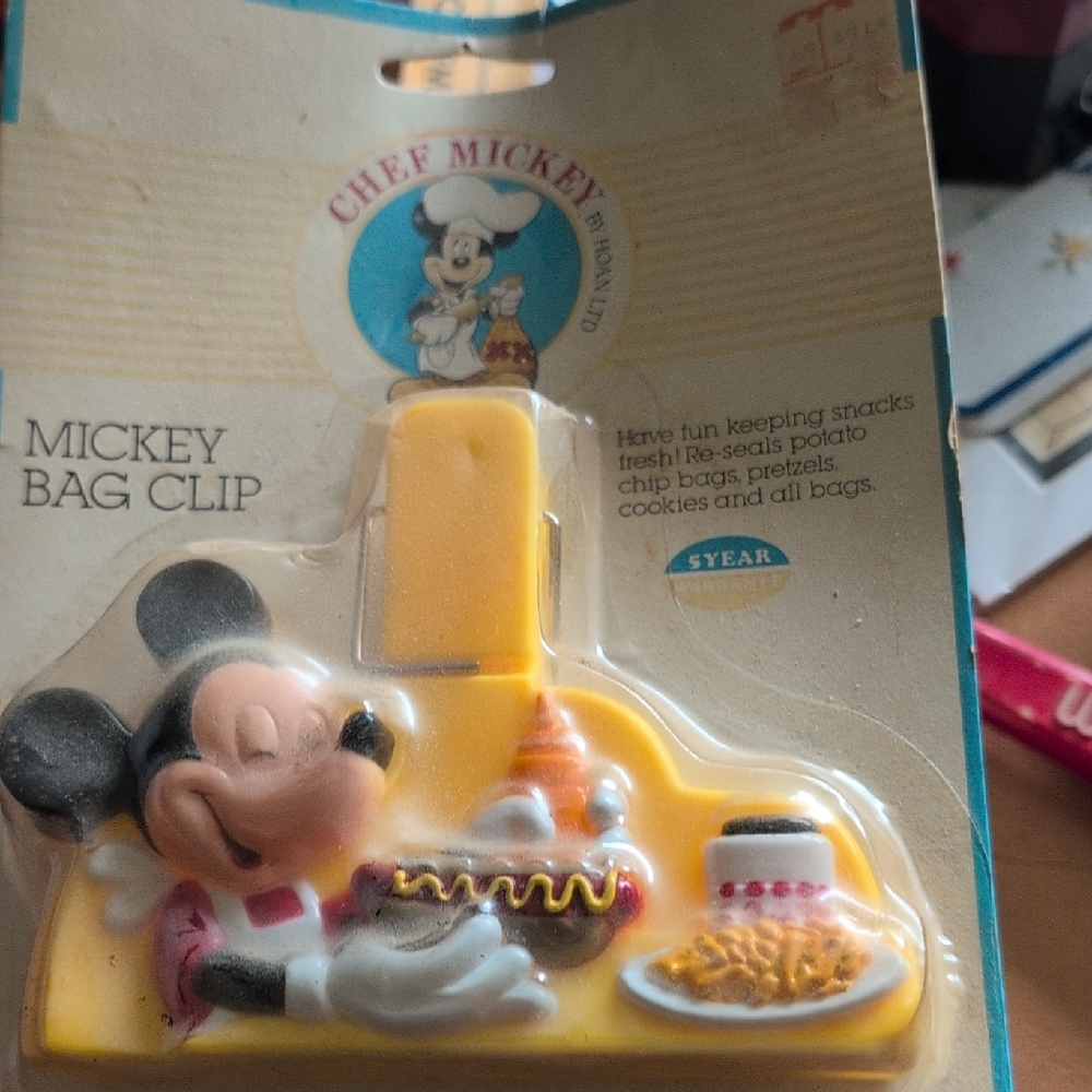 Chef Mickey Bag Clip